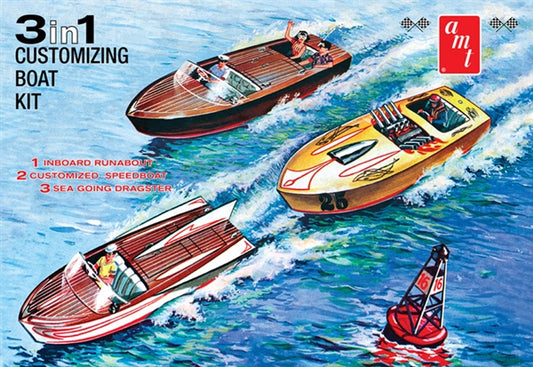 1959 Customizing Speed Boat (3 'n 1) Inboard Runabout, Customized Speedboat, or Seagoing Dragster