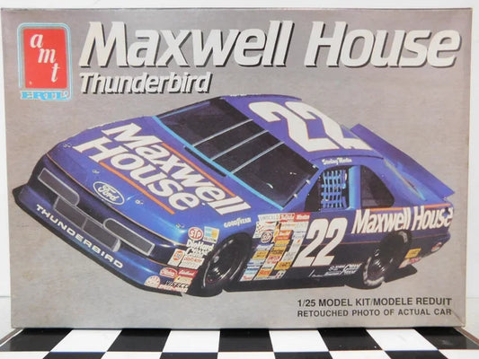 Sterling Marlin 1/25 Scale #22 Maxwell House 1991 Ford Thunderbird Plastic Model Kit