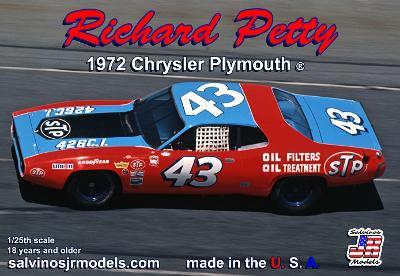 Richard Petty 1972 Plymouth Chrysler Daytona Car